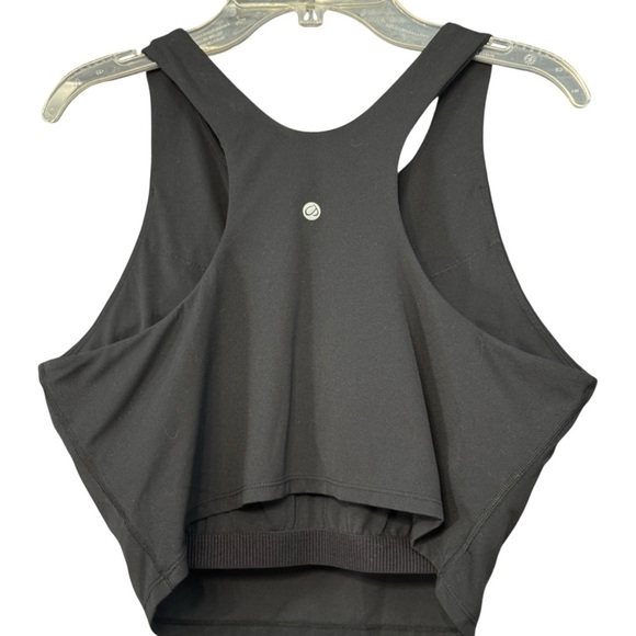 Prana Black Racerback Crop Tank | Yoga Stretch Top - Picture 2 of 5